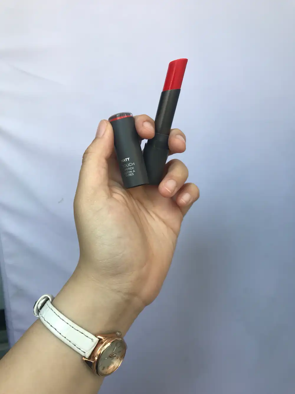 언니의파우치 리뷰 이미지 2 - [매트 터치 립스틱 [OR01 오렌지페인팅]]