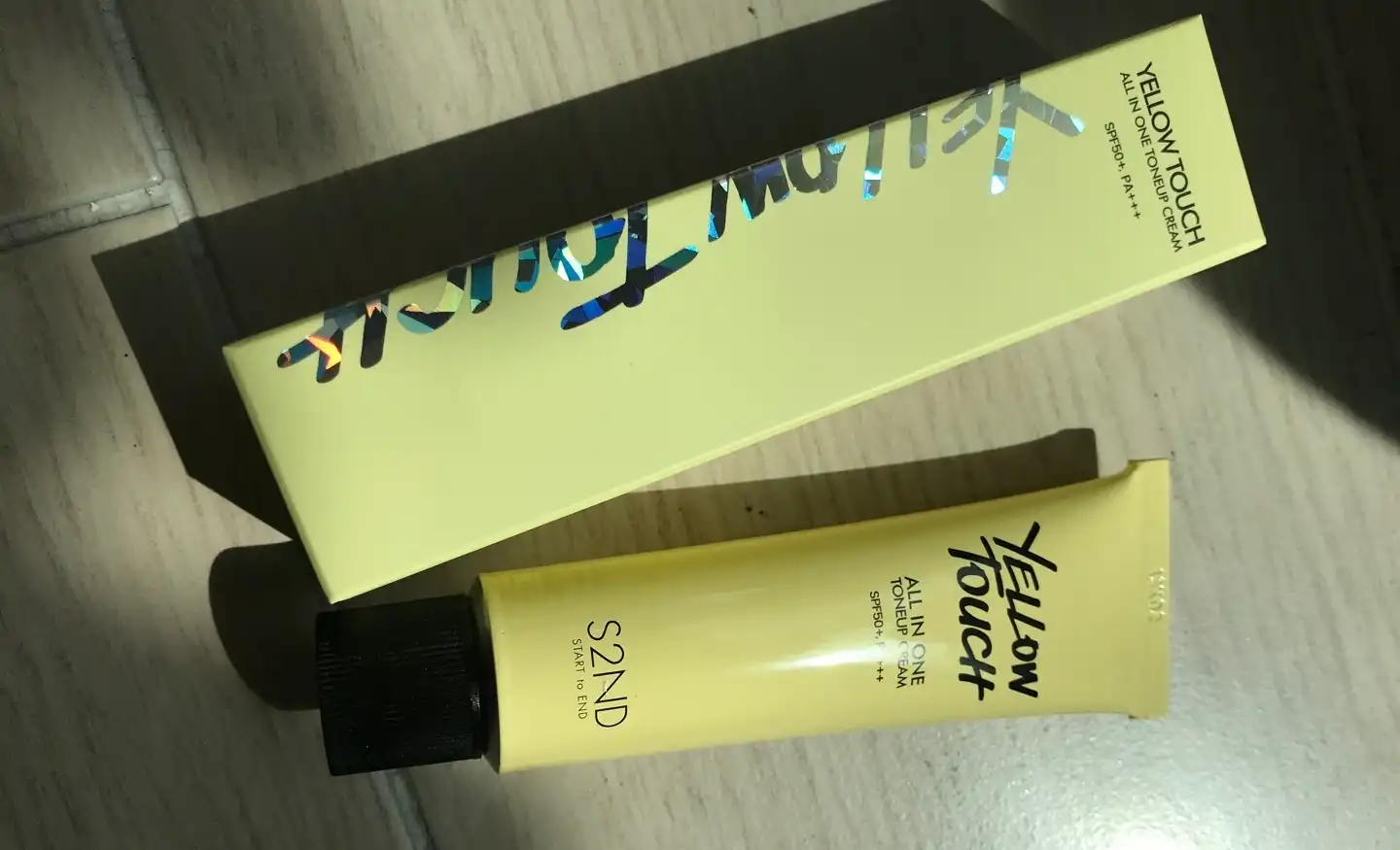 옐로우터치 올인원 톤업크림