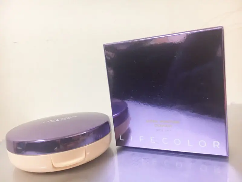 선택된 언니의파우치 리뷰 이미지 - [라이프 컬러 울트라 모이스처 쿠션 [1호 바닐라]]