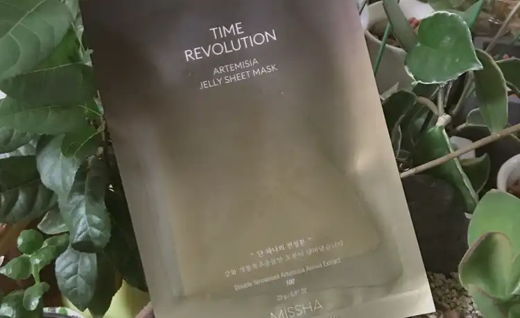 타임 레볼루션 개똥쑥 찰젤리 시트마스크