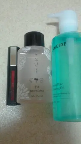 선택된 언니의파우치 리뷰 이미지 - [뽀오얀 미소 발효 립앤아이 리무버]