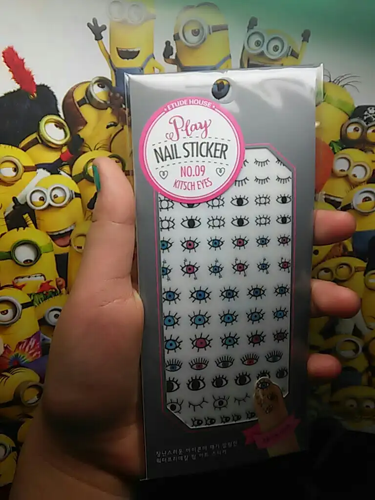 플레이 네일 스티커 [워터프리데칼 스티커] 키치 아이즈