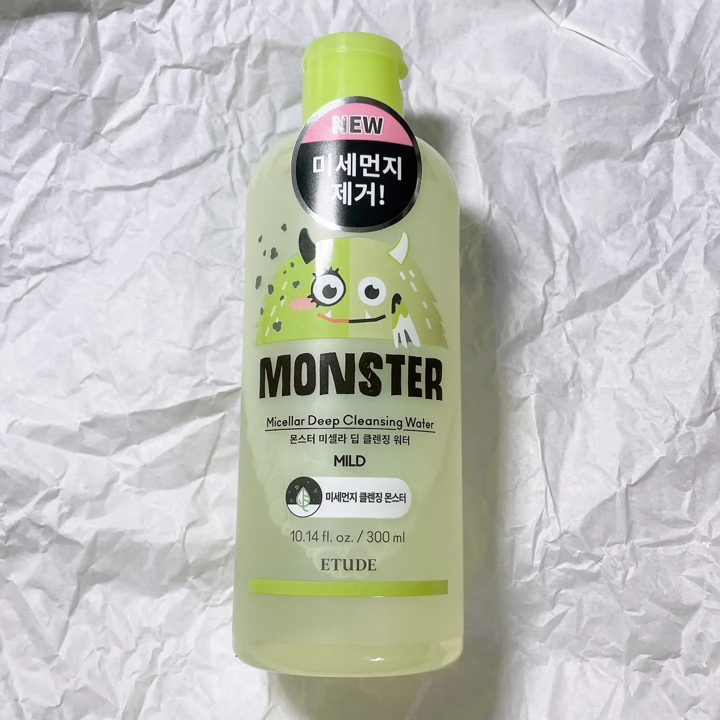선택된 언니의파우치 리뷰 이미지 - [몬스터 미셀라 딥 클렌징 워터]