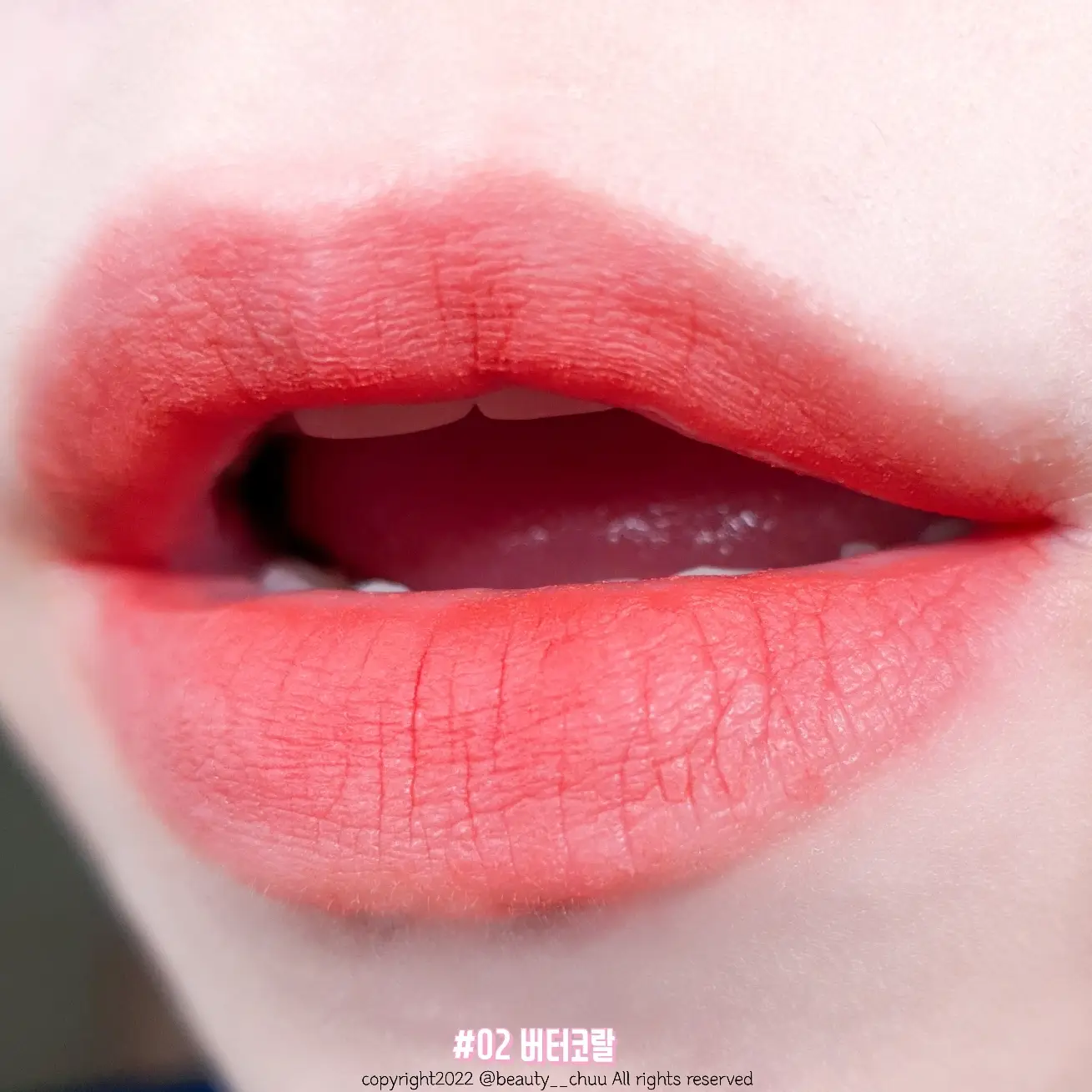 선택된 언니의파우치 리뷰 이미지 - [바이플라워 소프트 파우더립 [2호 버터코랄]]