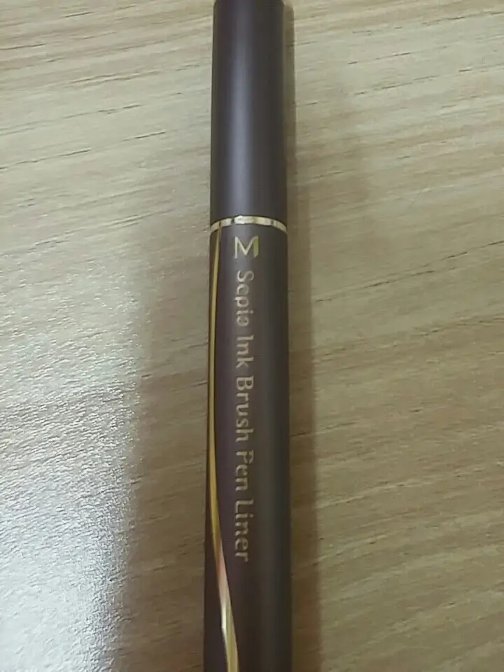 선택된 언니의파우치 리뷰 이미지 - [M 세피아 잉크 브러쉬 펜 라이너 [다크 브라운]]