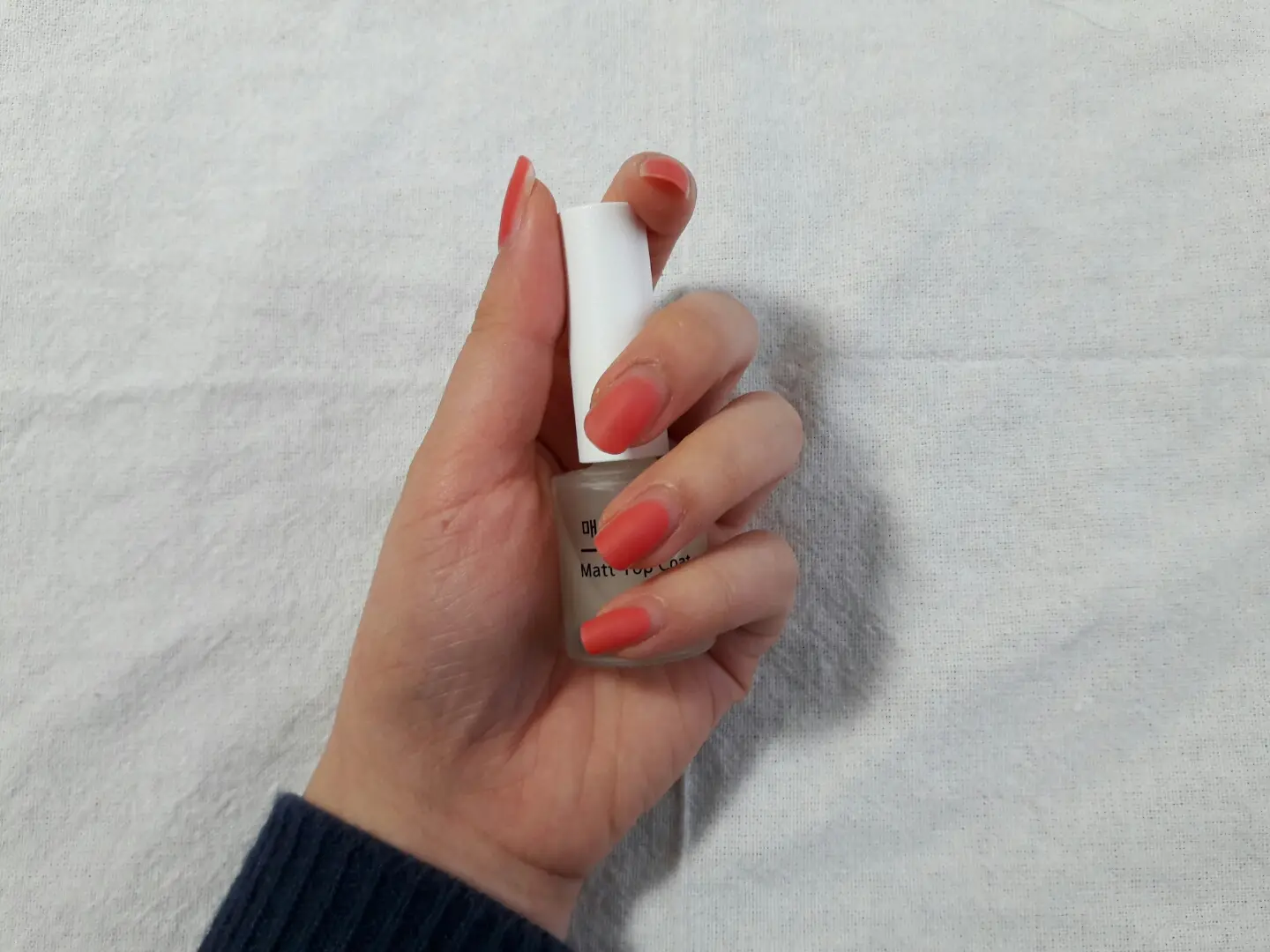 선택된 언니의파우치 리뷰 이미지 - [모디 매트탑코트]