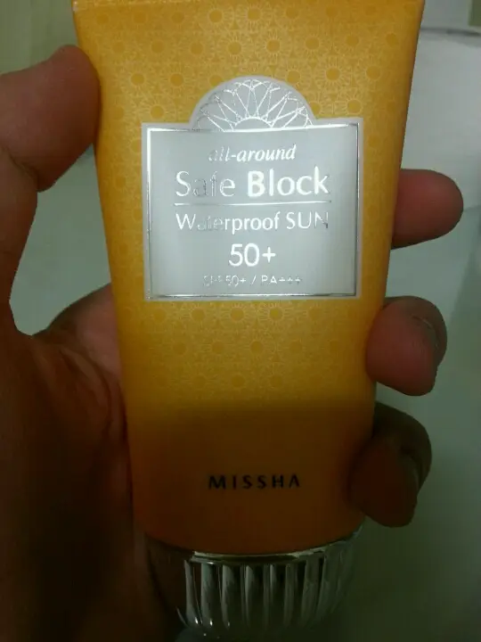 선택된 언니의파우치 리뷰 이미지 - [올 어라운드 세이프 블록 워터프루프 선 ]