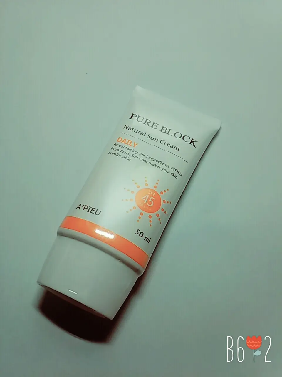 선택된 언니의파우치 리뷰 이미지 - [퓨어 블록 내추럴 데일리 선크림]