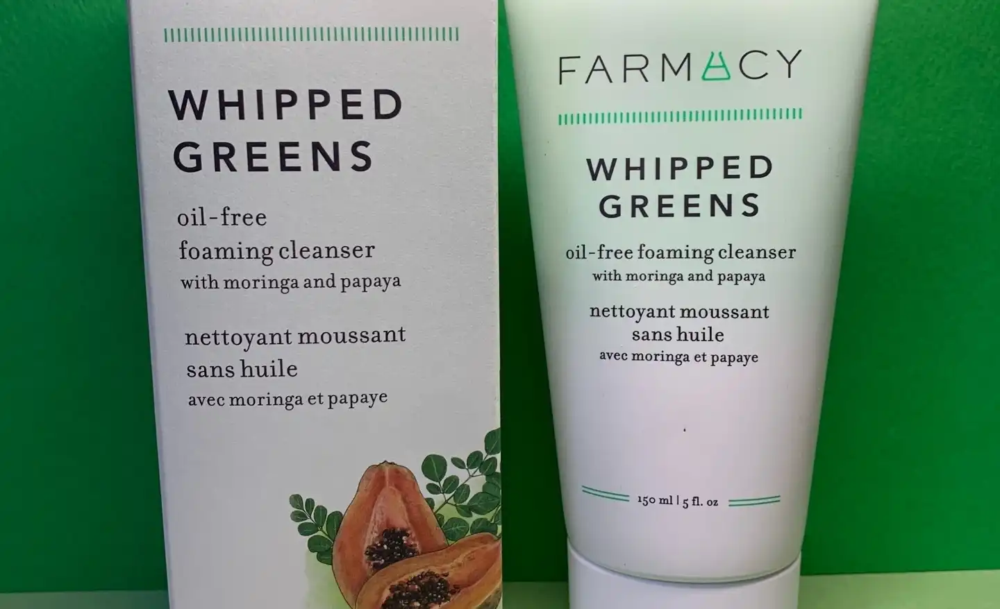 휩 그린즈 오일 프리 포밍 클렌저