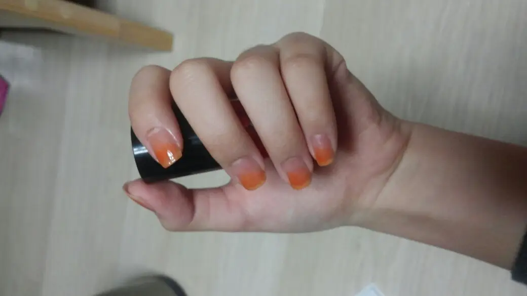 선택된 언니의파우치 리뷰 이미지 - [딜라이트 토니틴트 네일 [03 오렌지차차]]