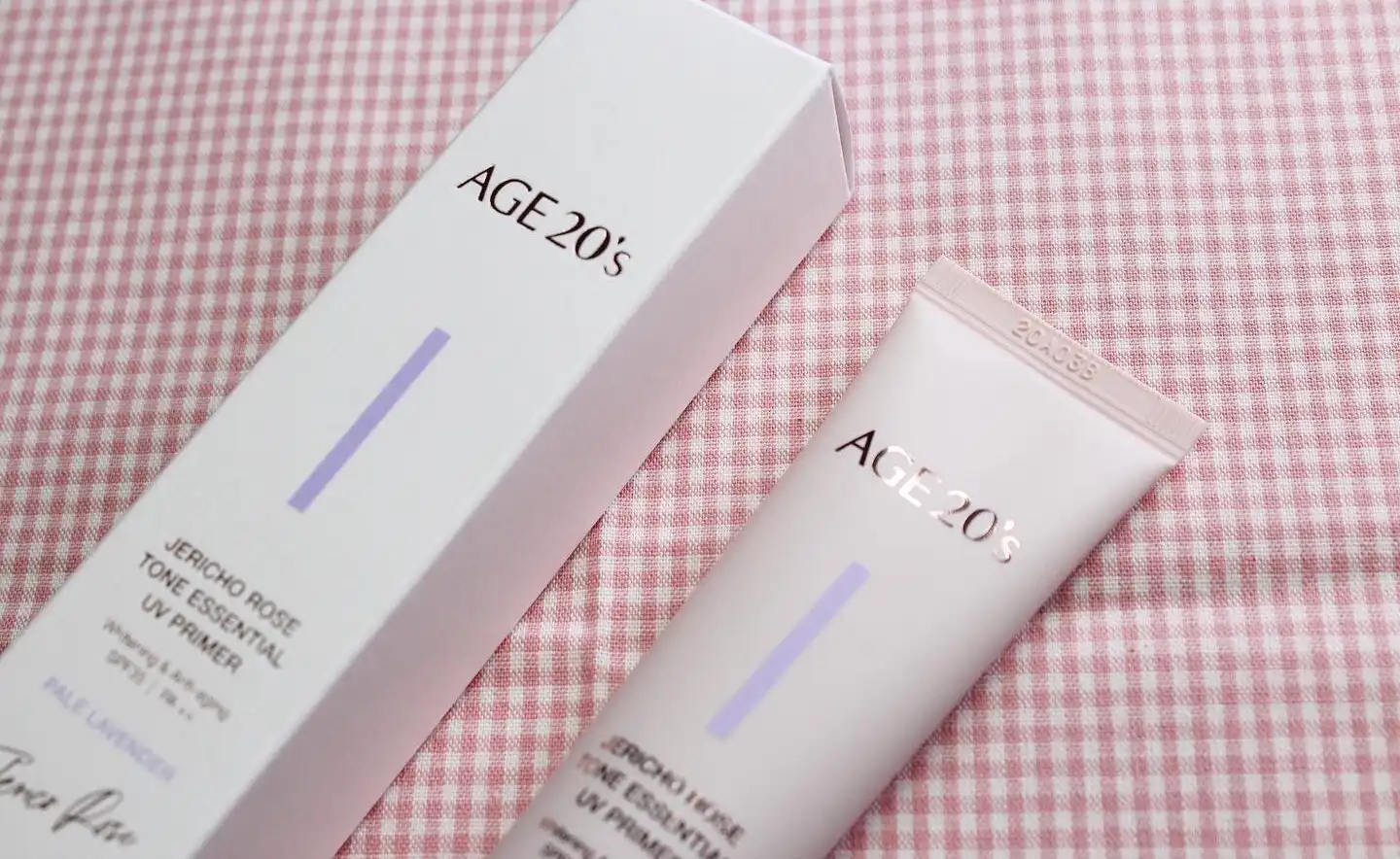 예리코 로즈 톤 에센셜 UV 프라이머 [1호 페일 라벤더]