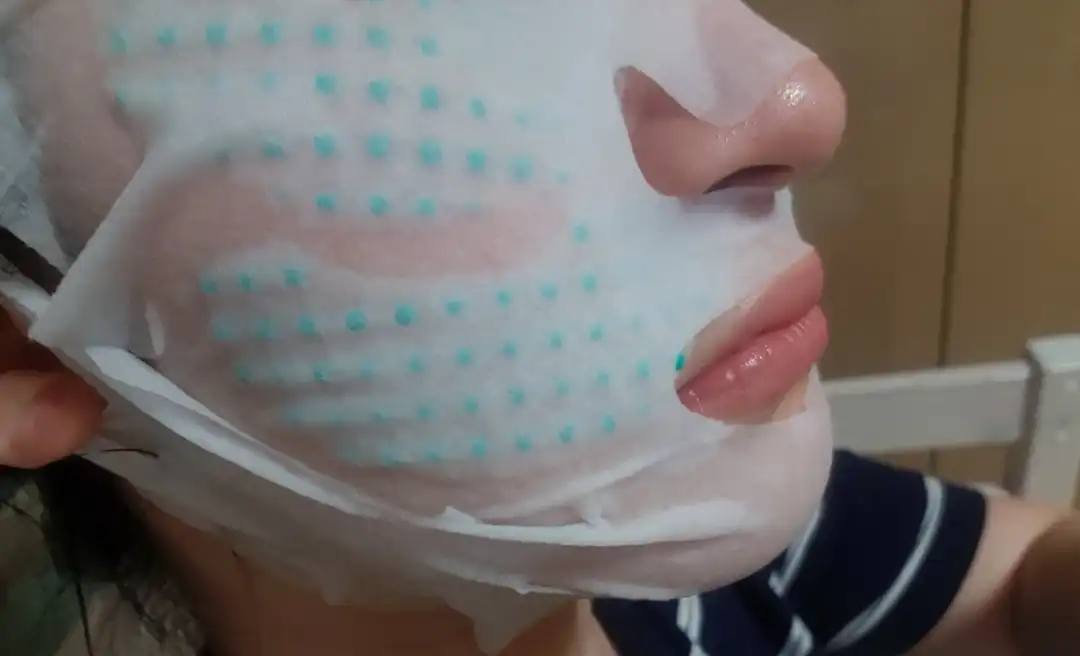 언니의파우치 리뷰 이미지 - [SNP 그린 텐션 카밍 리프팅 마스크]