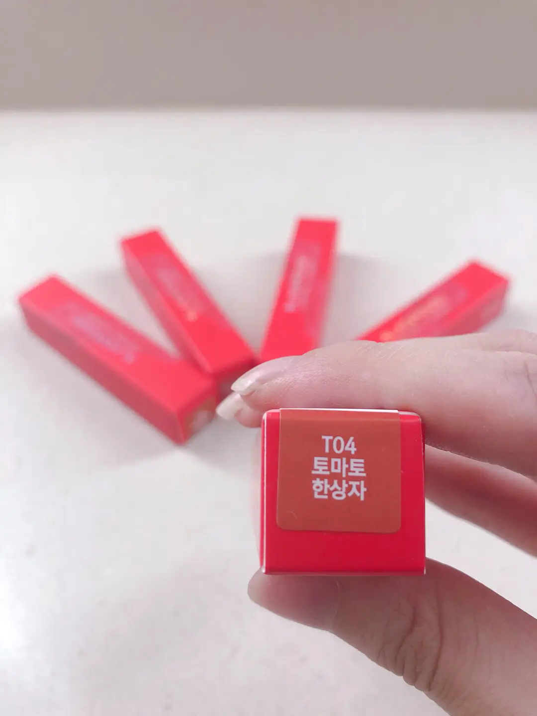 선택된 언니의파우치 리뷰 이미지 - [코튼 립 컬러 [T04 토마토한상자]]