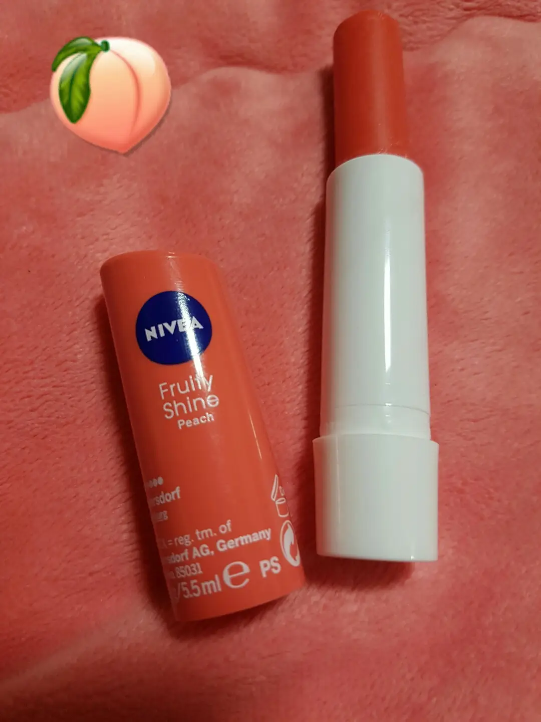 선택된 언니의파우치 리뷰 이미지 - [립케어 후르티샤인 피치]