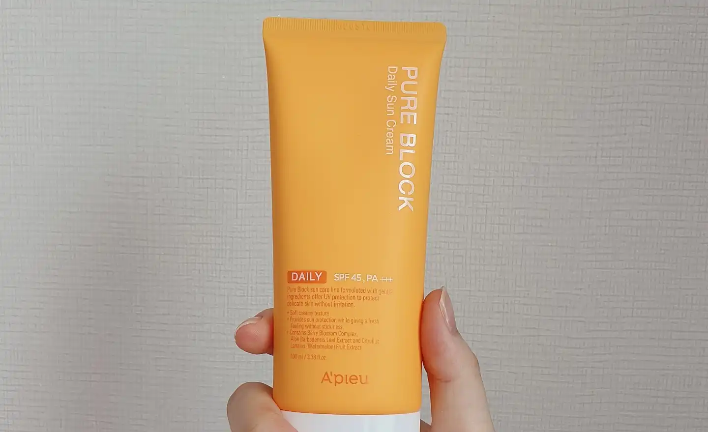 퓨어 블록 내추럴 데일리 선크림