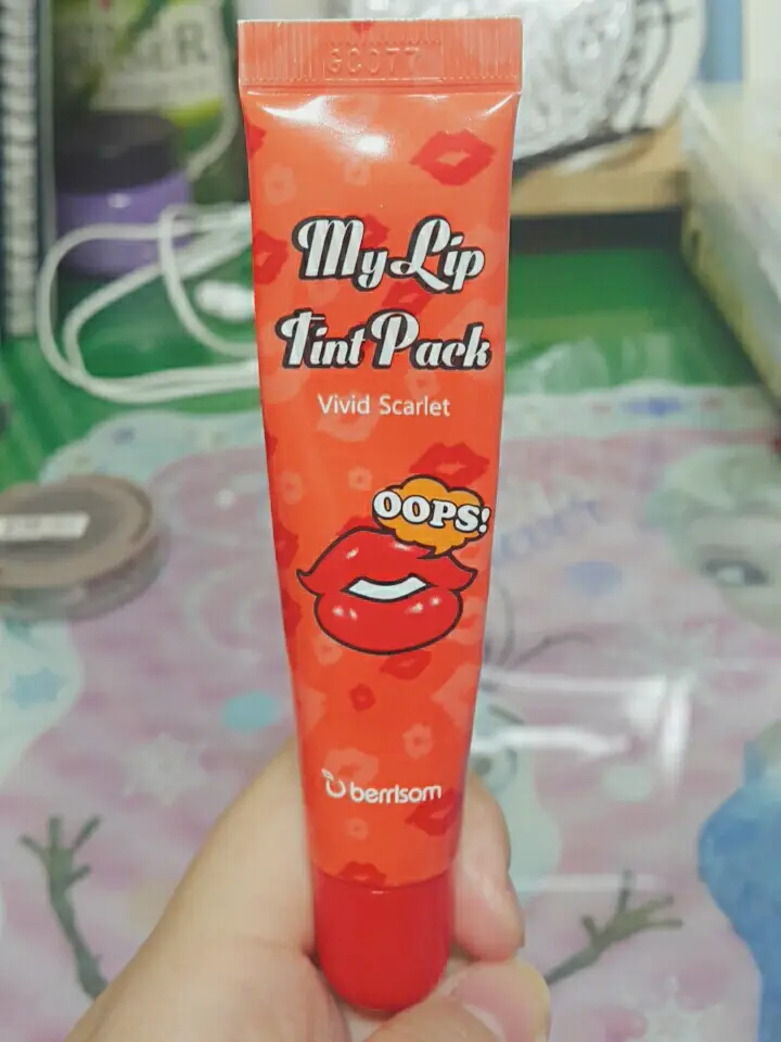 선택된 언니의파우치 리뷰 이미지 - [웁스 마이 립 틴트팩 (비비드 스칼렛)]