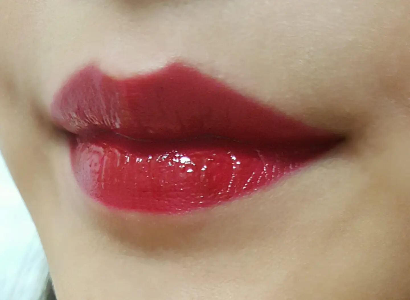선택된 언니의파우치 리뷰 이미지 - [미러글로스 틴트 08 스트롱 레드]