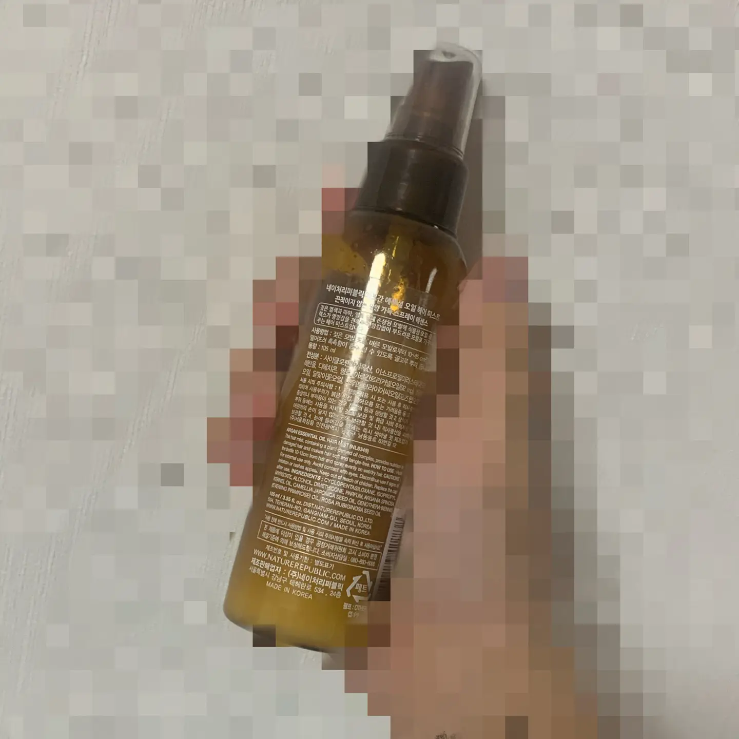 선택된 언니의파우치 리뷰 이미지 - [아르간 에센셜 수분 헤어 미스트]