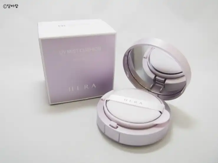 언니의파우치 리뷰 이미지 5 - [UV 미스트 쿠션 [C21호 쿨 바닐라 커버]]