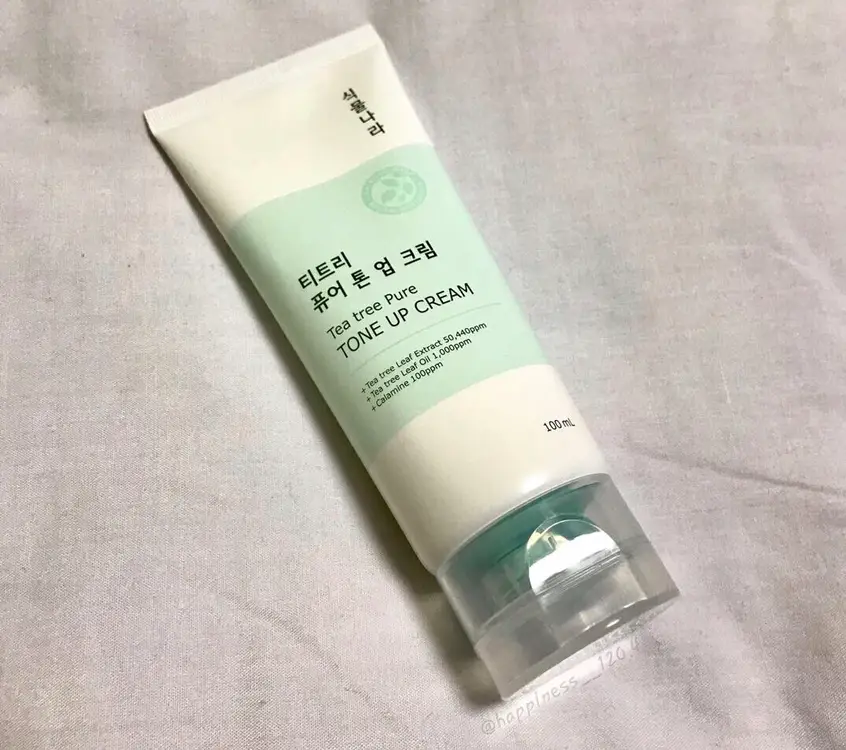 선택된 언니의파우치 리뷰 이미지 - [티트리 퓨어 톤업크림]