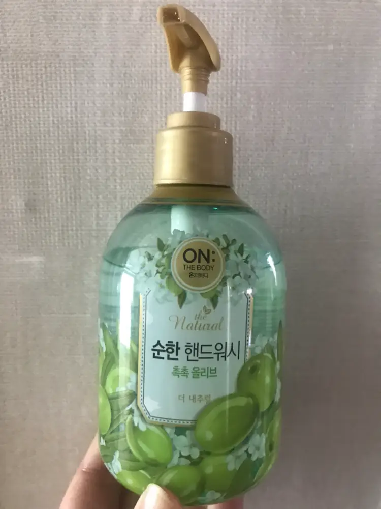 선택된 언니의파우치 리뷰 이미지 - [더 내추럴 순한 핸드워시 촉촉 올리브]