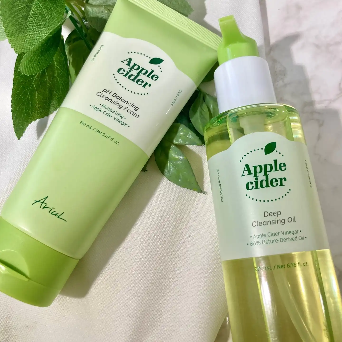 언니의파우치 리뷰 이미지 2 - [애플사이다 피에이치 약산성 밸런싱 클렌징 폼]