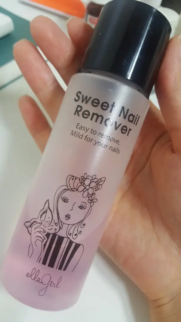 선택된 언니의파우치 리뷰 이미지 - [엘르걸 스위트 네일 리무버]