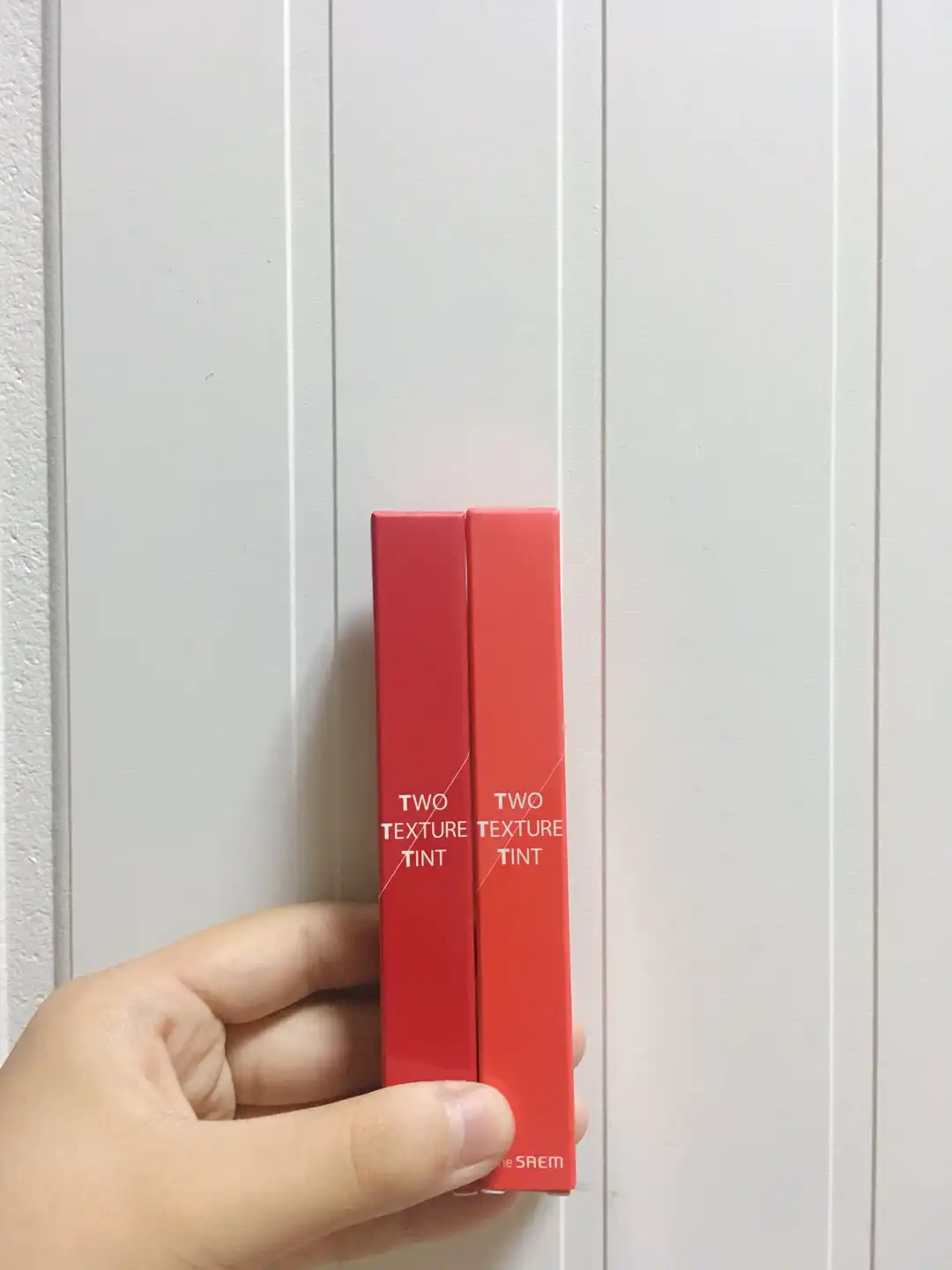 언니의파우치 리뷰 이미지 2 - [투 텍스처 틴트 [RD01 반반 레드 많이]]