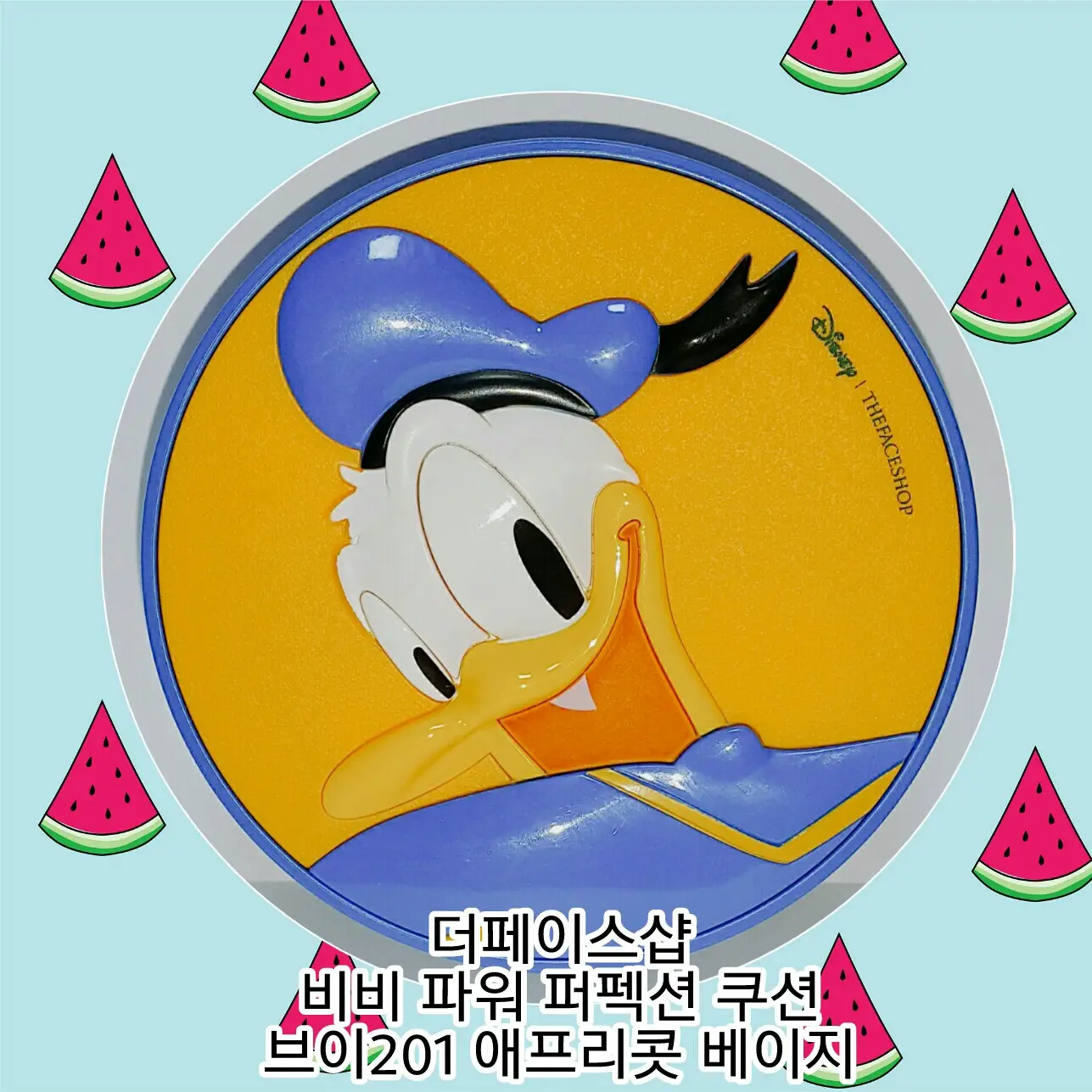 선택된 언니의파우치 리뷰 이미지 - [더페이스샵 BB 파워 퍼펙션 쿠션 SPF50+ PA+++ (미키) V201 애프리콧베이지]
