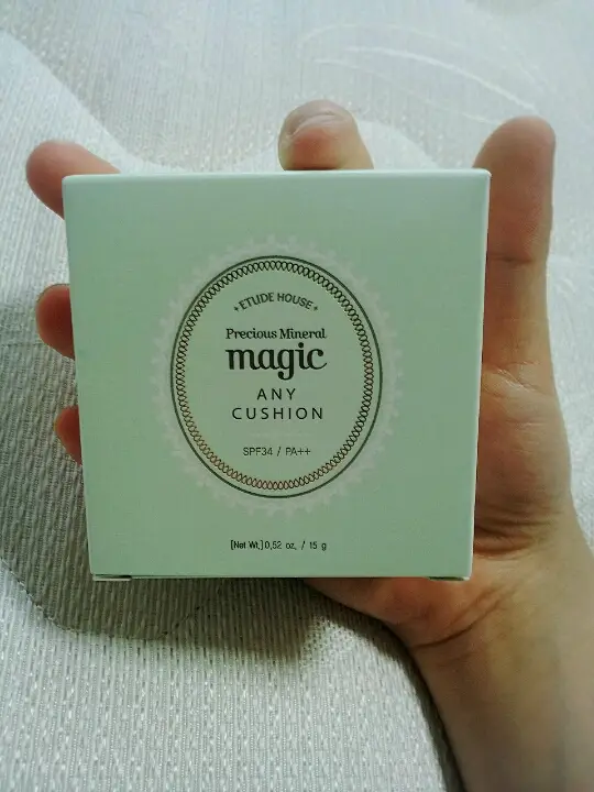 선택된 언니의파우치 리뷰 이미지 - [진주알 맑은 매직 애니 쿠션 SPF34/PA++ (Mint)]