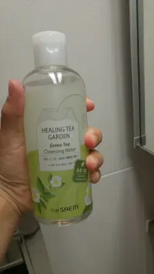 선택된 언니의파우치 리뷰 이미지 - [힐링 티 가든 그린티 클렌징 워터]