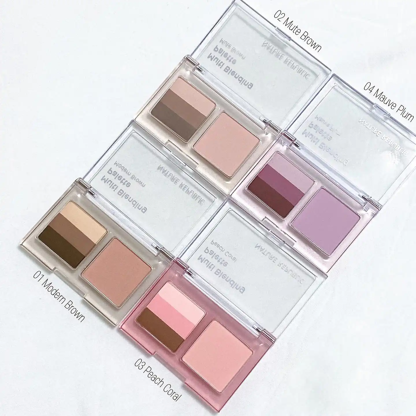 컬러 블라썸 멀티 블렌딩 팔레트 [04 모브 플럼]