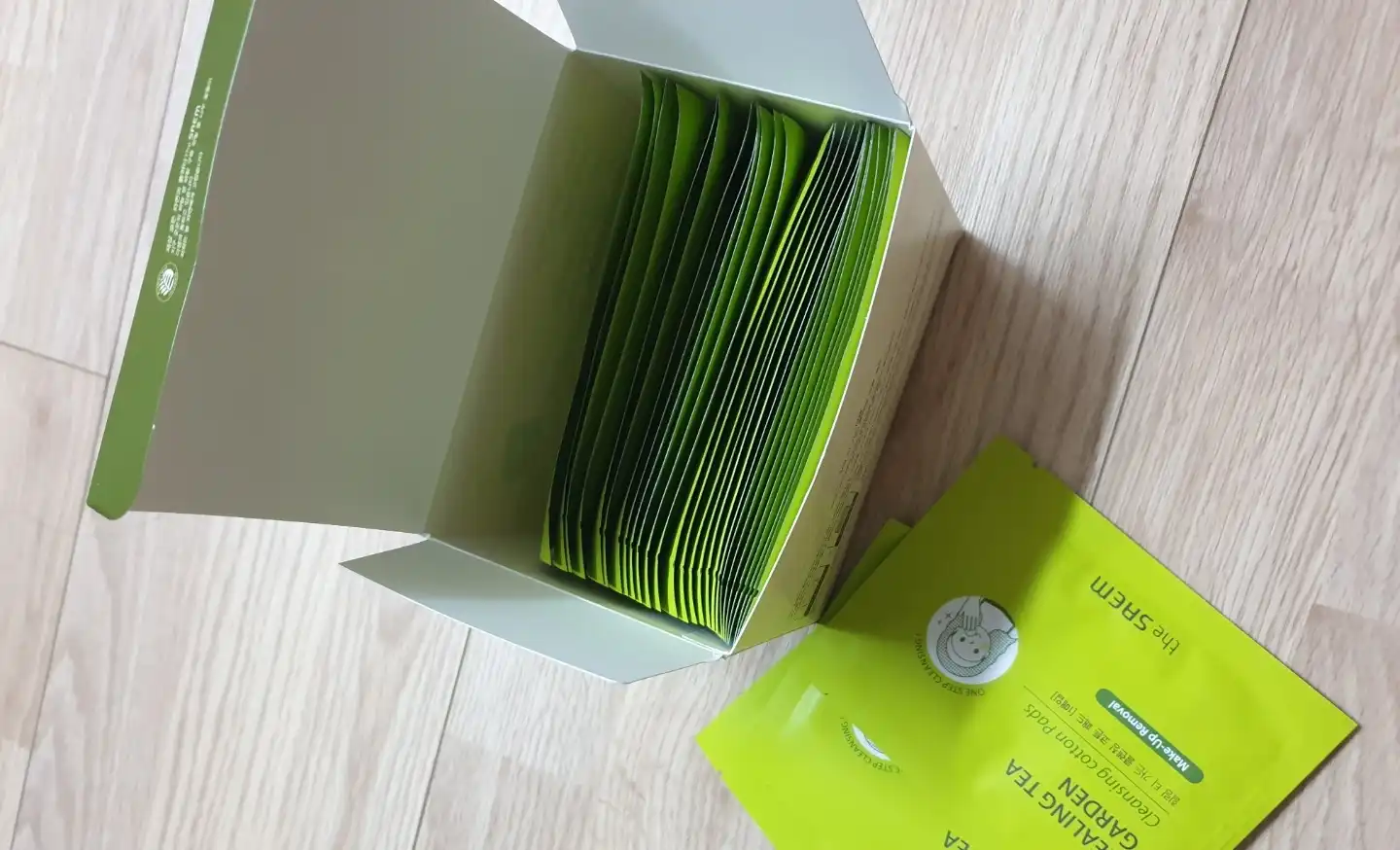 힐링 티 가든 클렌징 코튼 패드