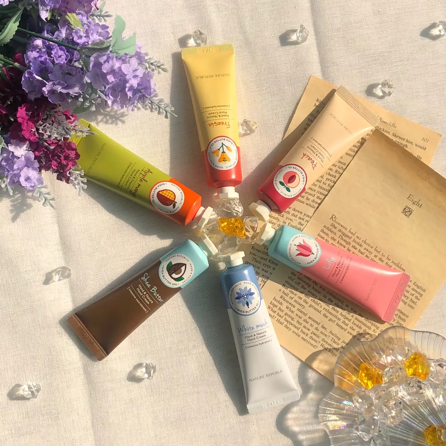 선택된 언니의파우치 리뷰 이미지 - [핸드 앤 네이처 핸드 크림 애플망고]