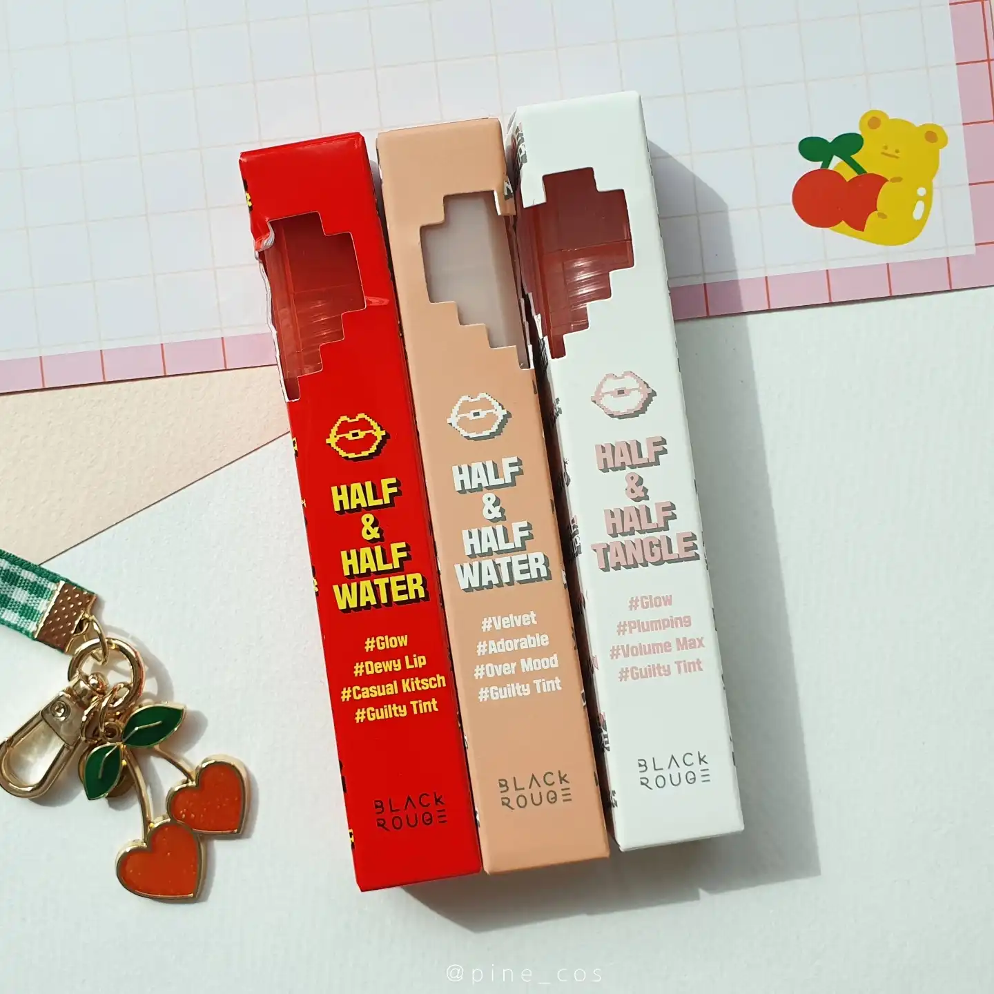선택된 언니의파우치 리뷰 이미지 - [하프 앤 하프 워터 글로우 앤 탱글 [HG03 앵두탐욕죄]]