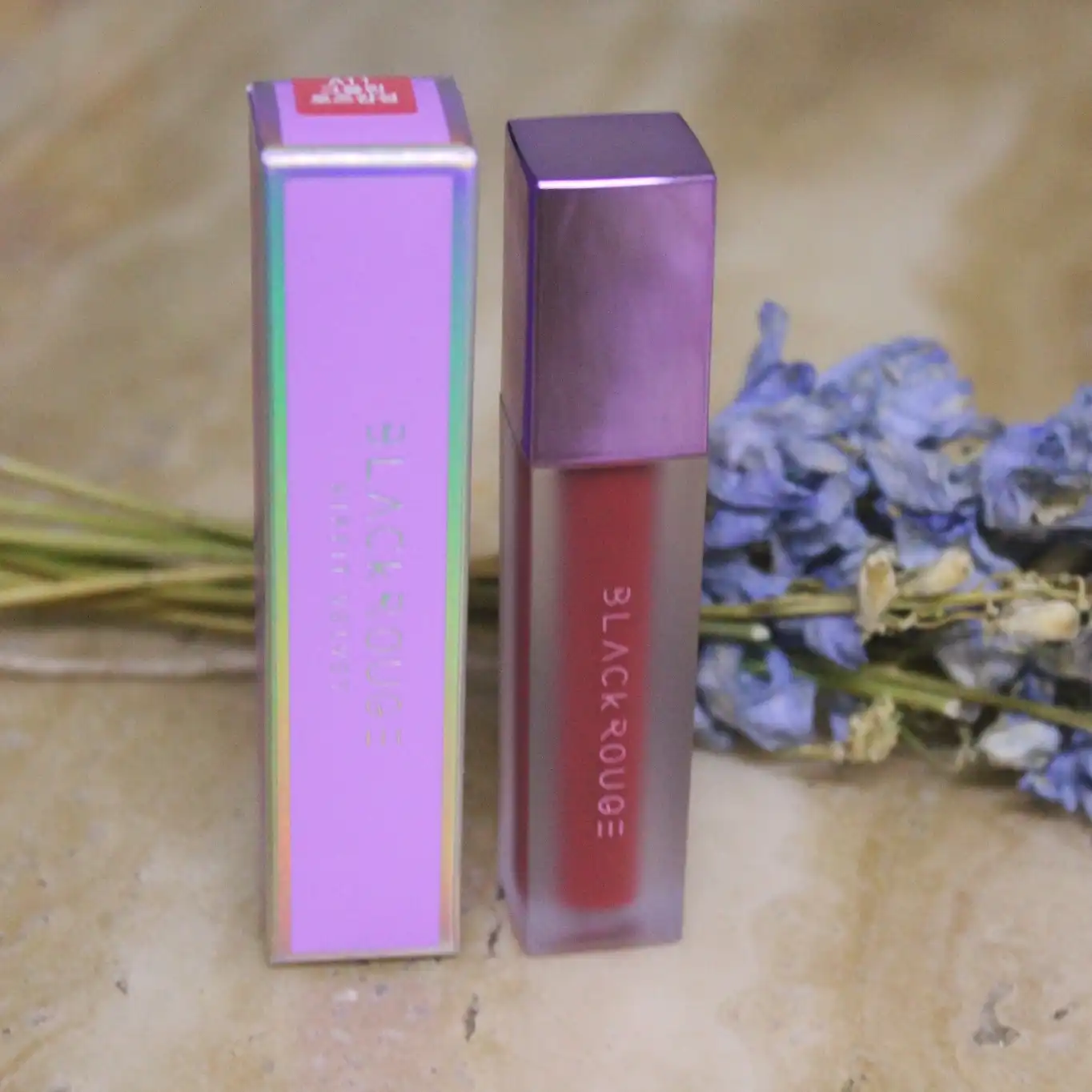 언니의파우치 리뷰 이미지 2 - [에어 핏 벨벳틴트 2 [A11 그을린로즈감성]]