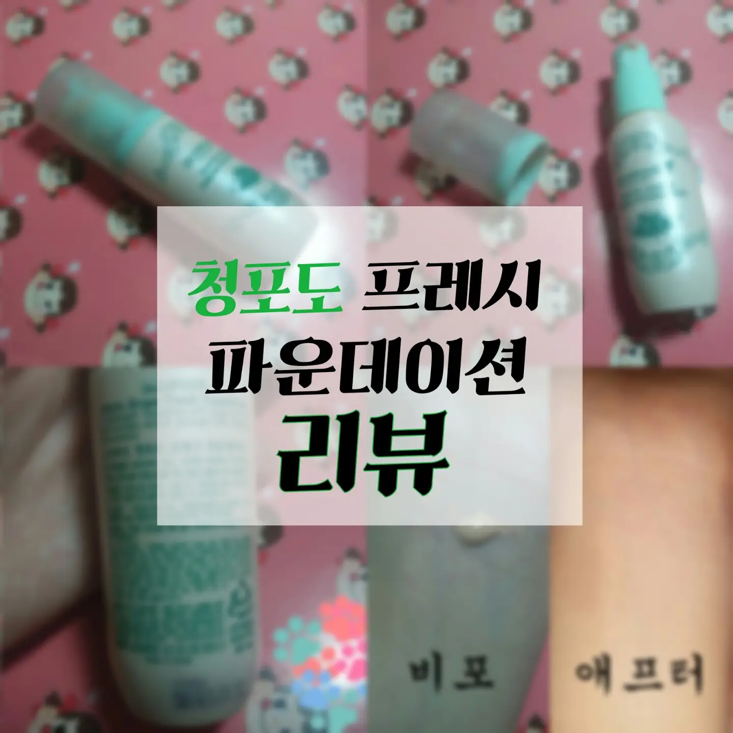 선택된 언니의파우치 리뷰 이미지 - [청포도 프레시 파운데이션 [13호 라이트 베이지]]