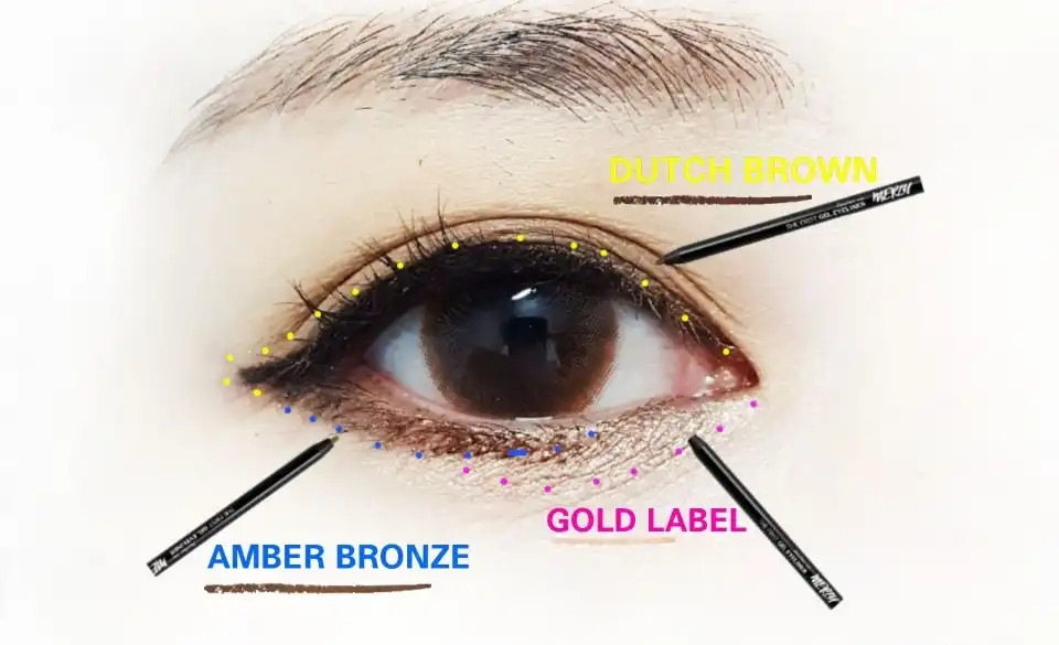 더 퍼스트 젤 아이라이너 [G3 엠버 브론즈]