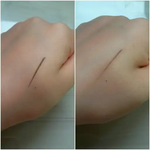 언니의파우치 리뷰 이미지 2 - [페이스잇 워터프루프 EX 오토라이너 [02 브라운]]