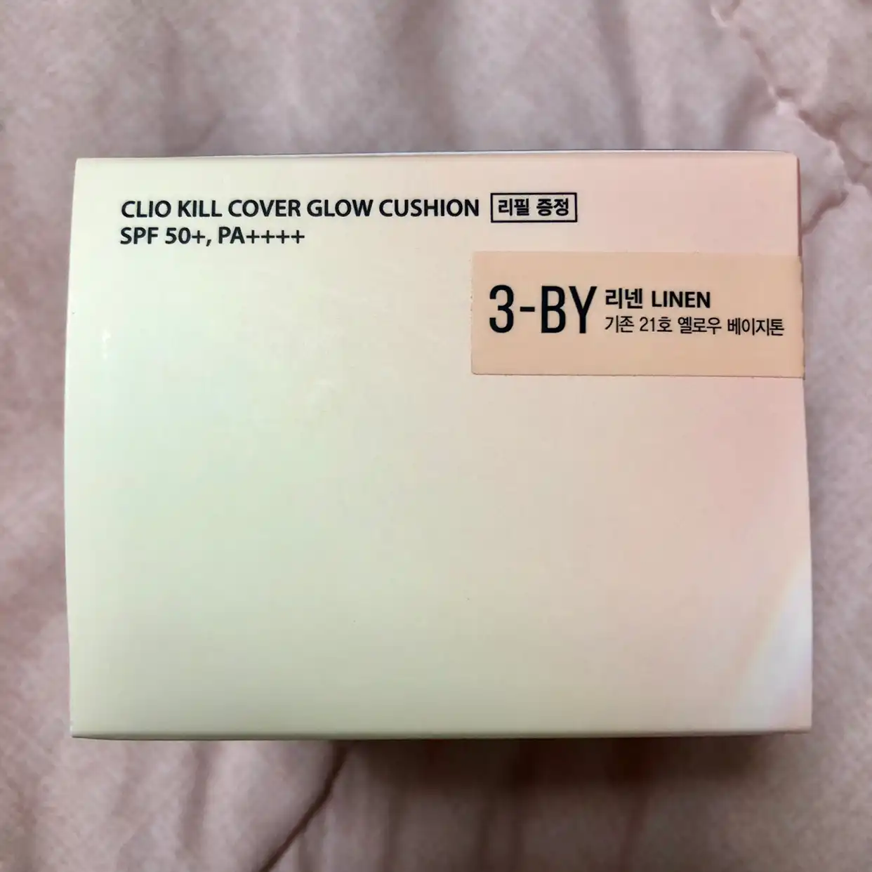 언니의파우치 리뷰 이미지 2 - [킬커버 광채 쿠션 [003 리넨]]